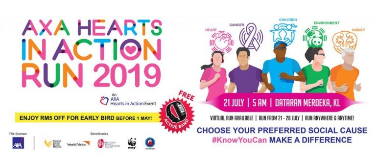AXA Hearts In Action Run 2019